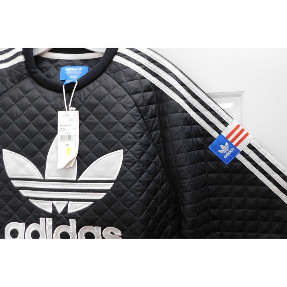 NEW ADIDAS RITA ORA Planetary Oversized Sweatshirt Black Women Size US S‎ | 38 - Picture 3 of 7